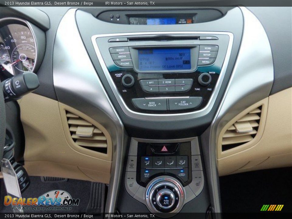 2013 Hyundai Elantra GLS Desert Bronze / Beige Photo #13