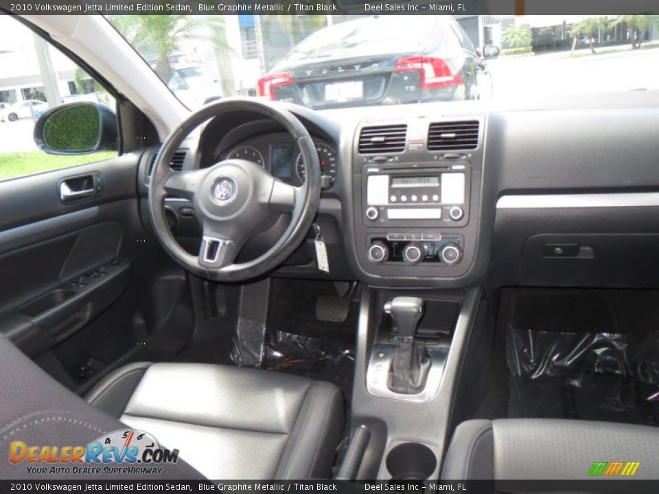 2010 Volkswagen Jetta Limited Edition Sedan Blue Graphite Metallic / Titan Black Photo #12