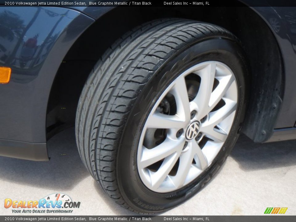 2010 Volkswagen Jetta Limited Edition Sedan Blue Graphite Metallic / Titan Black Photo #13