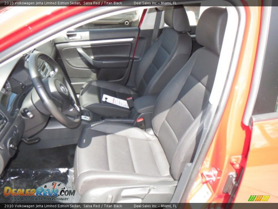 2010 Volkswagen Jetta Limited Edition Sedan Salsa Red / Titan Black Photo #9