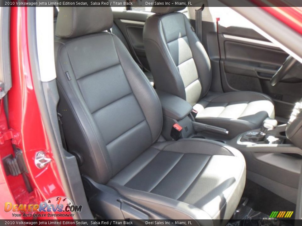 2010 Volkswagen Jetta Limited Edition Sedan Salsa Red / Titan Black Photo #10