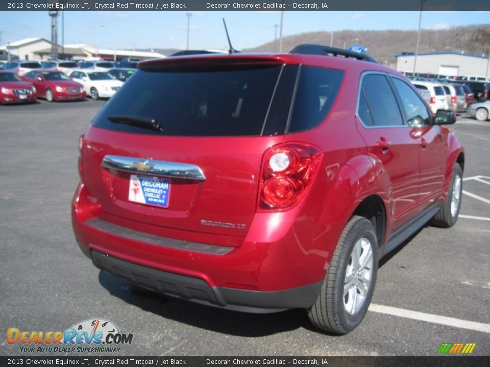 2013 Chevrolet Equinox LT Crystal Red Tintcoat / Jet Black Photo #4