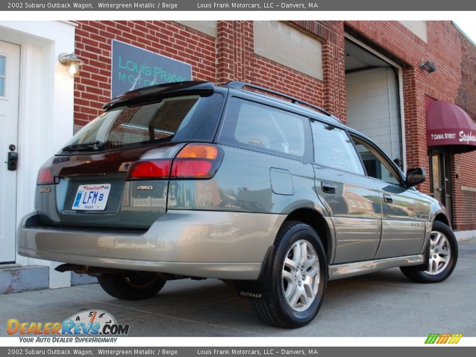 2002 Subaru Outback Wagon Wintergreen Metallic / Beige Photo #5