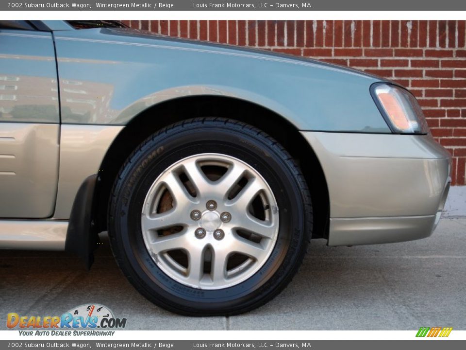 2002 Subaru Outback Wagon Wintergreen Metallic / Beige Photo #18