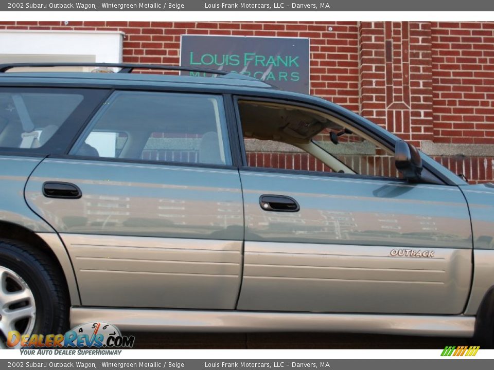 2002 Subaru Outback Wagon Wintergreen Metallic / Beige Photo #20