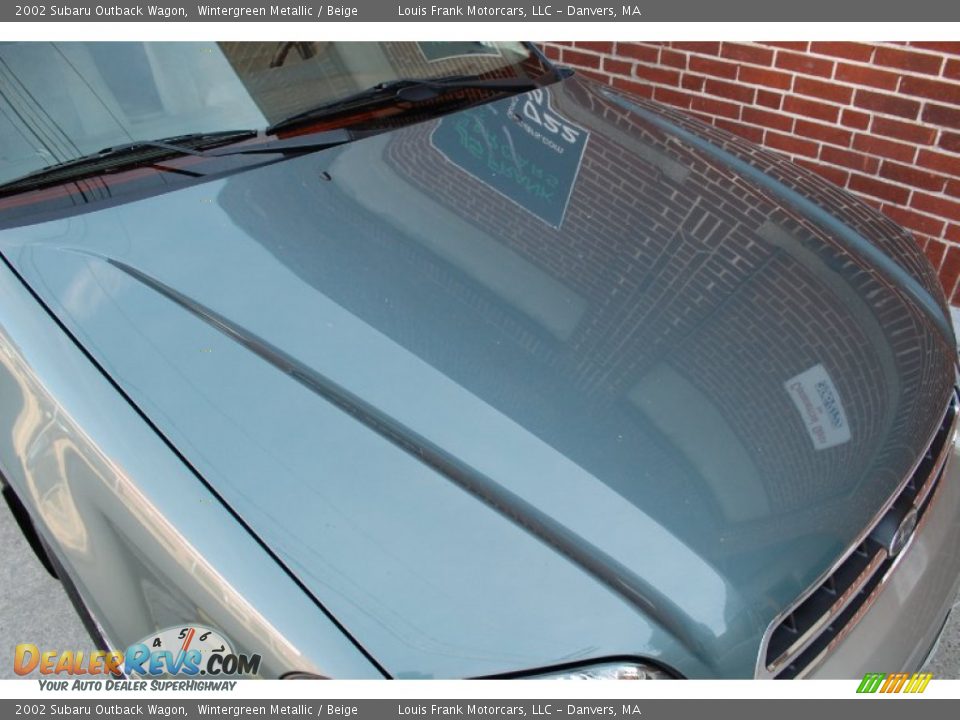 2002 Subaru Outback Wagon Wintergreen Metallic / Beige Photo #30