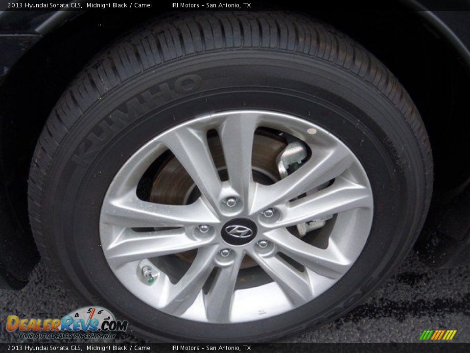 2013 Hyundai Sonata GLS Midnight Black / Camel Photo #3