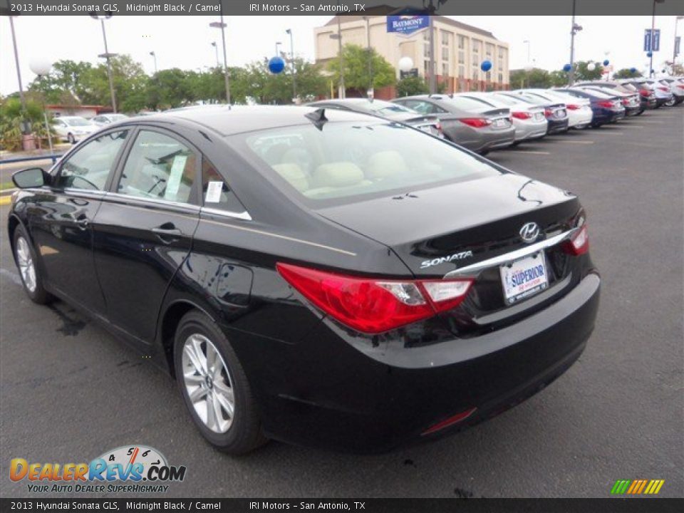 2013 Hyundai Sonata GLS Midnight Black / Camel Photo #5
