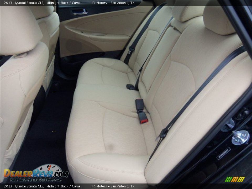 2013 Hyundai Sonata GLS Midnight Black / Camel Photo #11