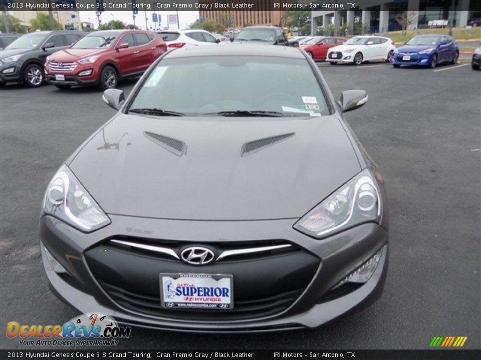 2013 Hyundai Genesis Coupe 3.8 Grand Touring Gran Premio Gray / Black Leather Photo #1