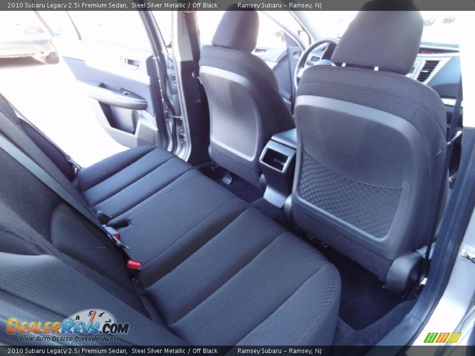 2010 Subaru Legacy 2.5i Premium Sedan Steel Silver Metallic / Off Black Photo #23