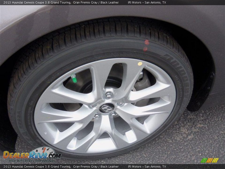 2013 Hyundai Genesis Coupe 3.8 Grand Touring Gran Premio Gray / Black Leather Photo #3