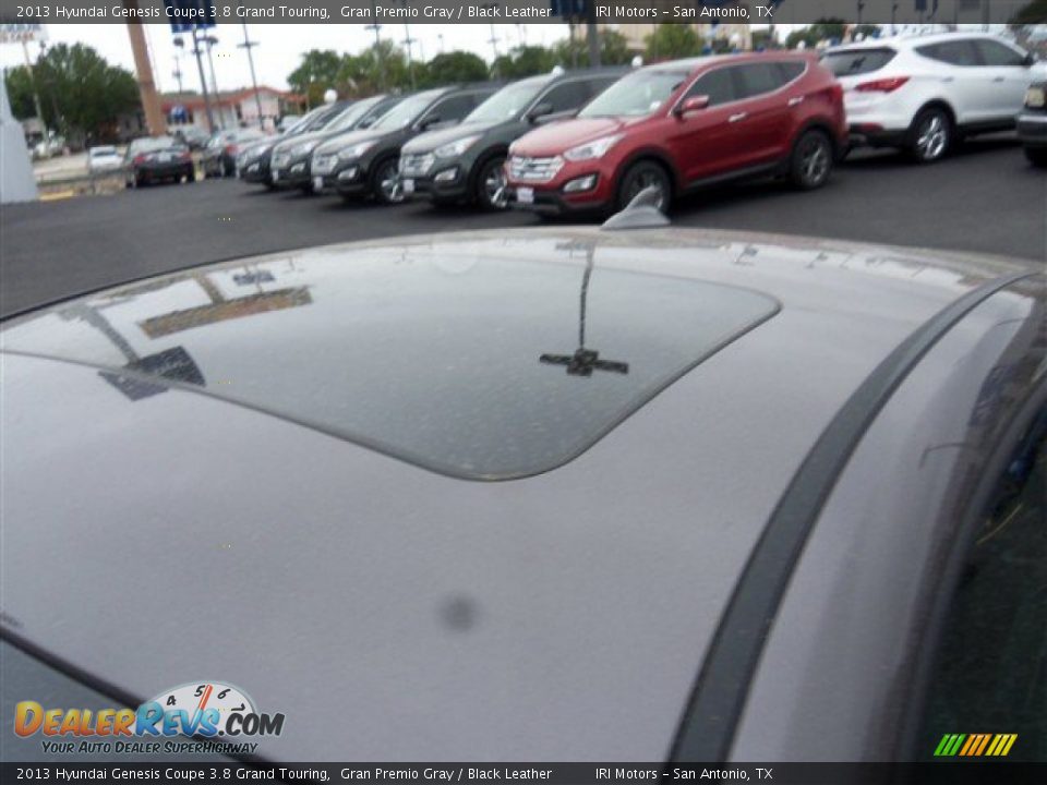 2013 Hyundai Genesis Coupe 3.8 Grand Touring Gran Premio Gray / Black Leather Photo #5
