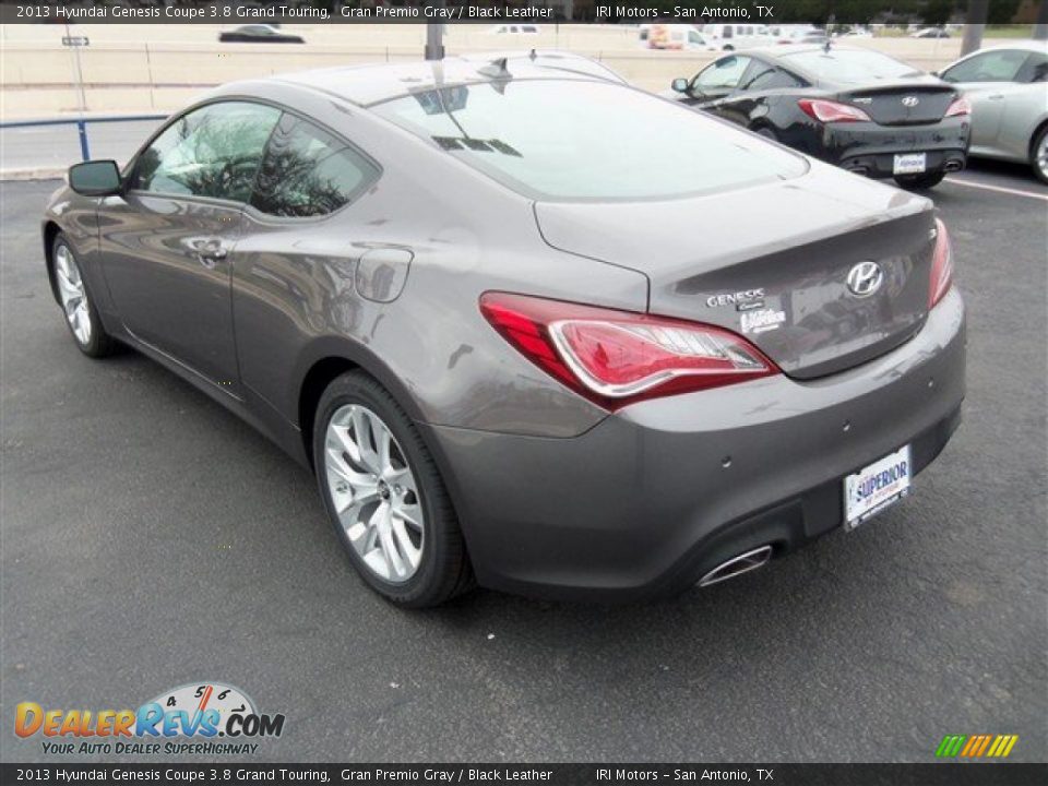 2013 Hyundai Genesis Coupe 3.8 Grand Touring Gran Premio Gray / Black Leather Photo #7