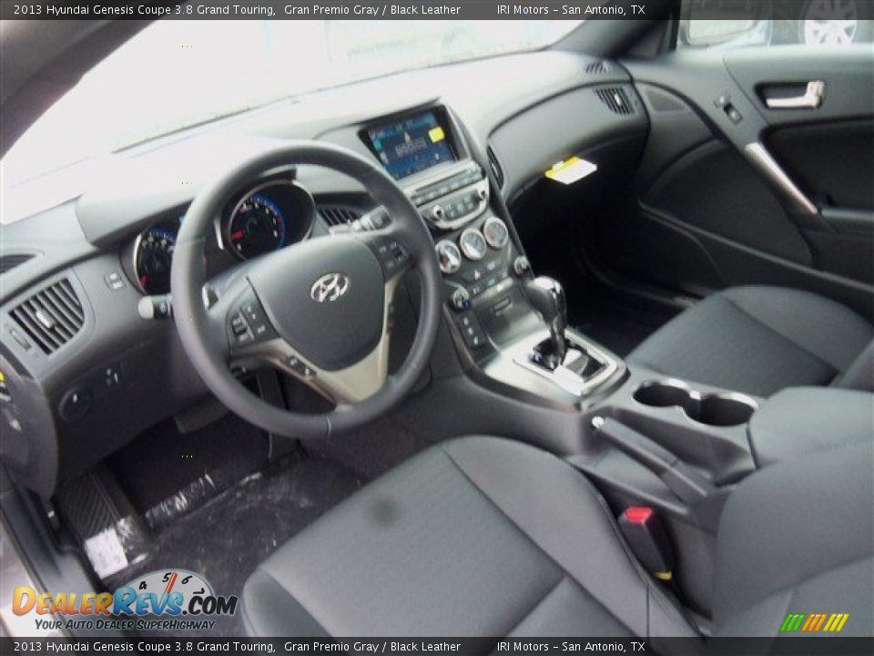 2013 Hyundai Genesis Coupe 3.8 Grand Touring Gran Premio Gray / Black Leather Photo #10