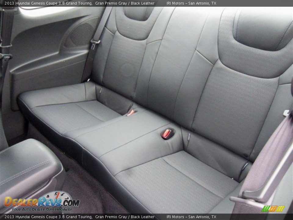 2013 Hyundai Genesis Coupe 3.8 Grand Touring Gran Premio Gray / Black Leather Photo #12