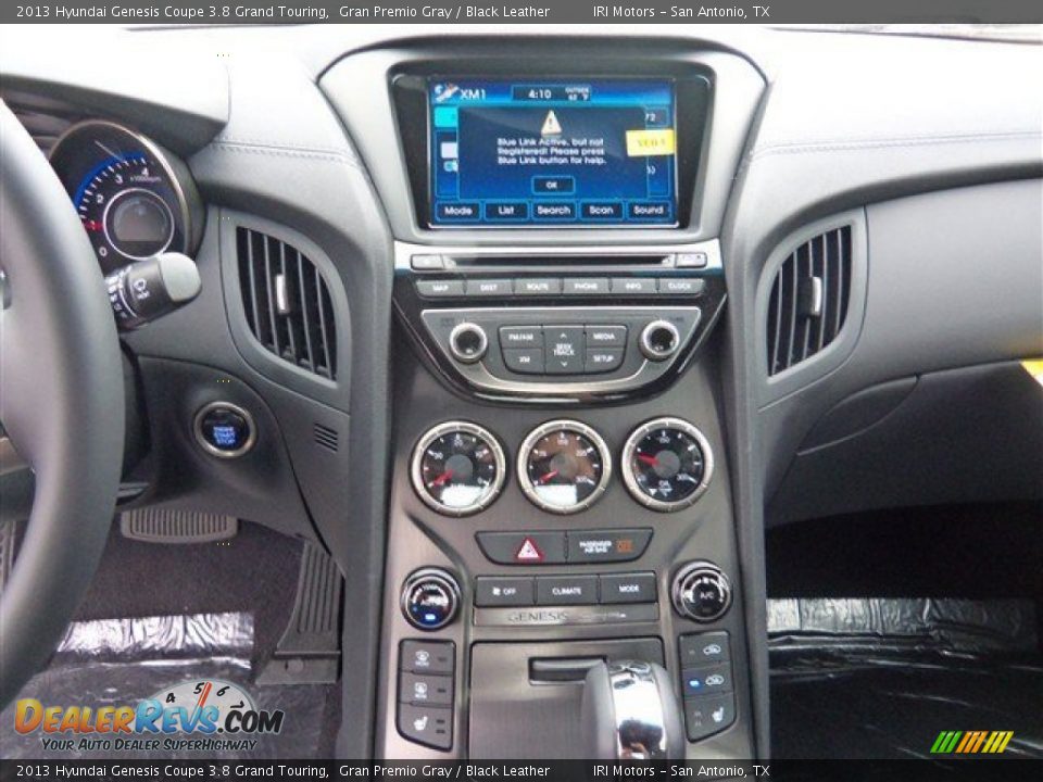 2013 Hyundai Genesis Coupe 3.8 Grand Touring Gran Premio Gray / Black Leather Photo #14