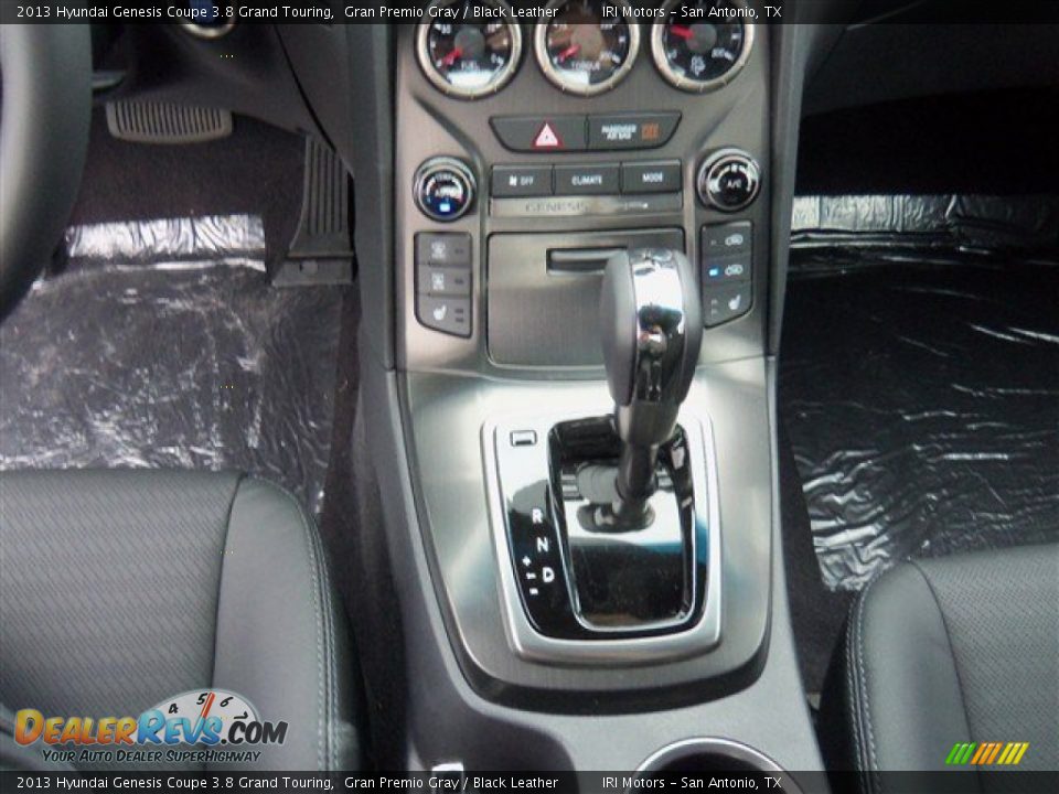 2013 Hyundai Genesis Coupe 3.8 Grand Touring Gran Premio Gray / Black Leather Photo #15