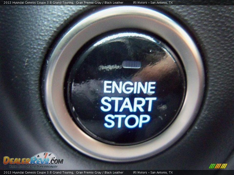 2013 Hyundai Genesis Coupe 3.8 Grand Touring Gran Premio Gray / Black Leather Photo #16