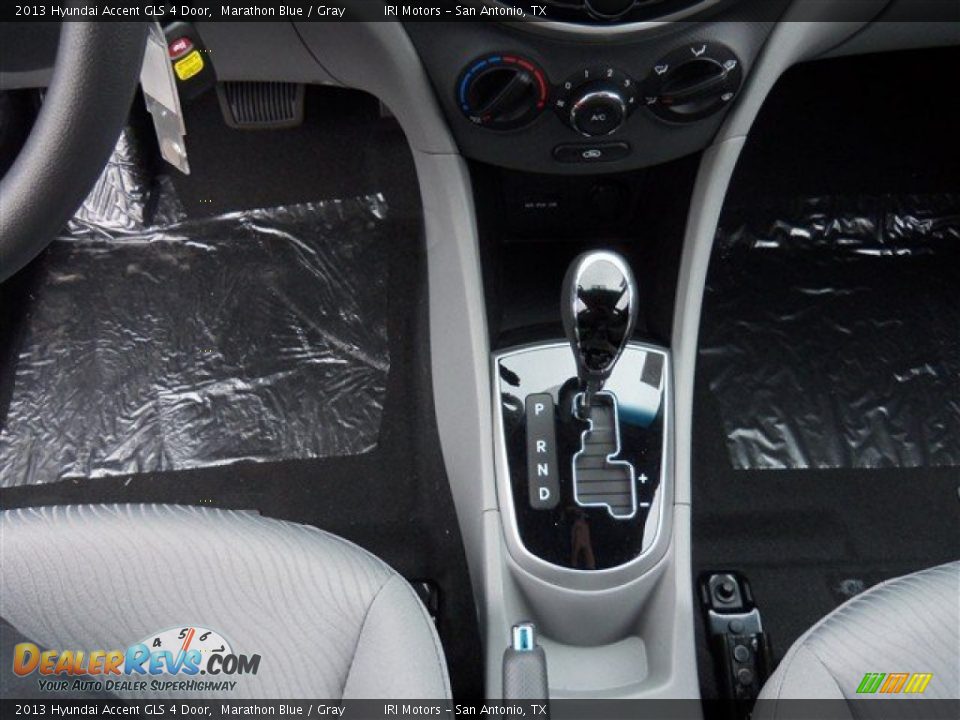 2013 Hyundai Accent GLS 4 Door Marathon Blue / Gray Photo #14