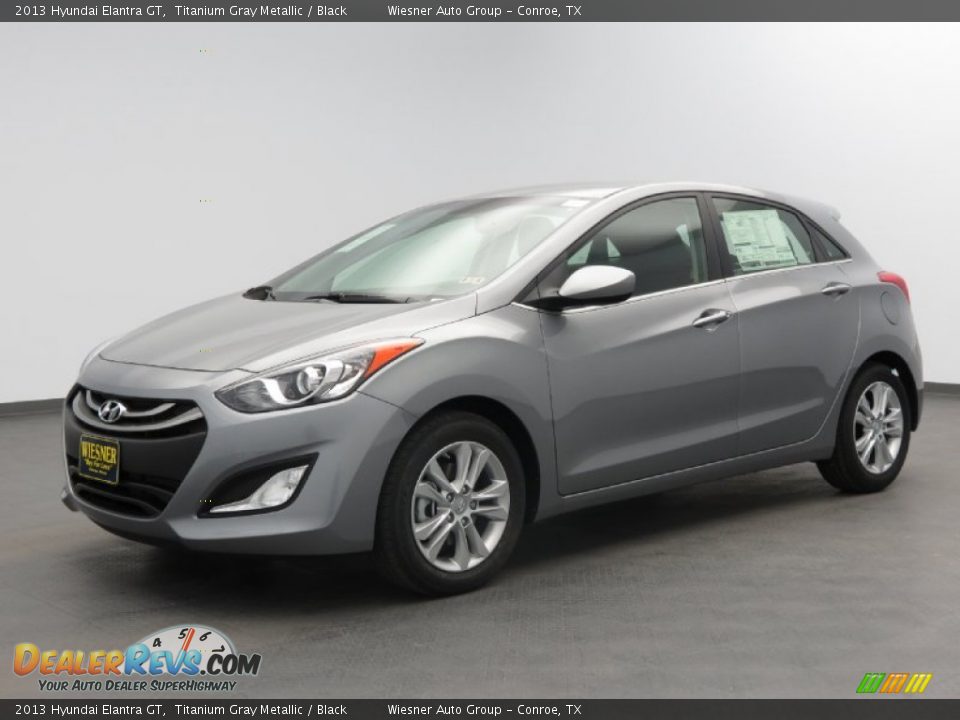 2013 Hyundai Elantra GT Titanium Gray Metallic / Black Photo #1