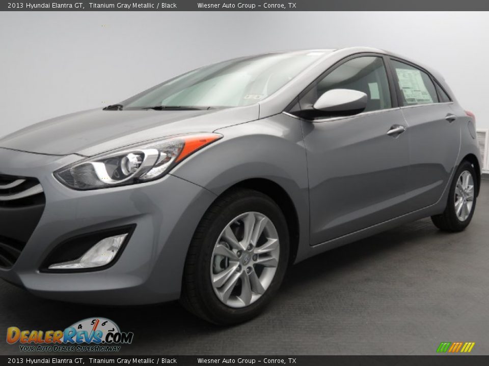 2013 Hyundai Elantra GT Titanium Gray Metallic / Black Photo #2