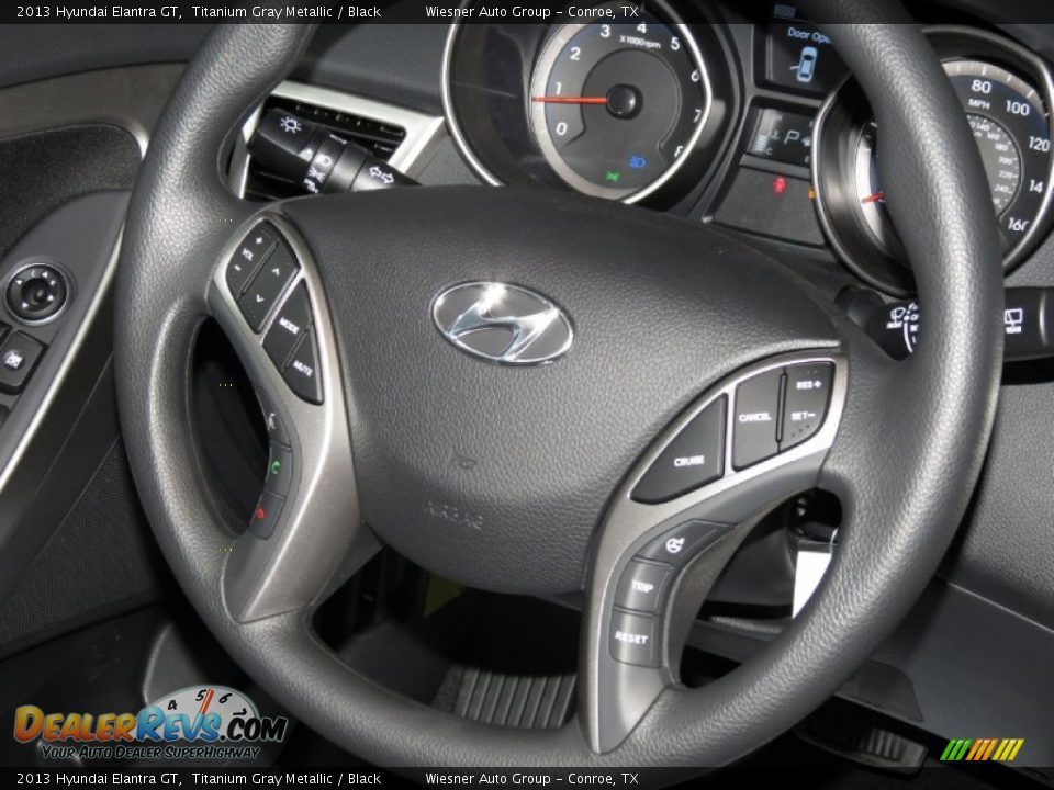 2013 Hyundai Elantra GT Titanium Gray Metallic / Black Photo #5
