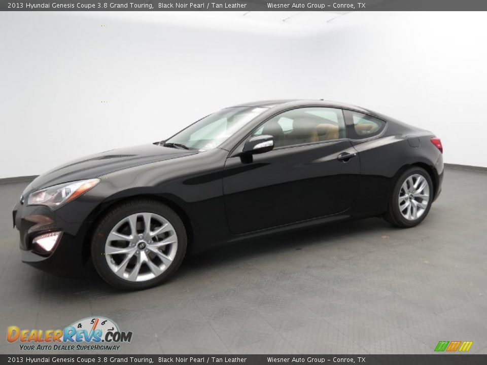 2013 Hyundai Genesis Coupe 3.8 Grand Touring Black Noir Pearl / Tan Leather Photo #1
