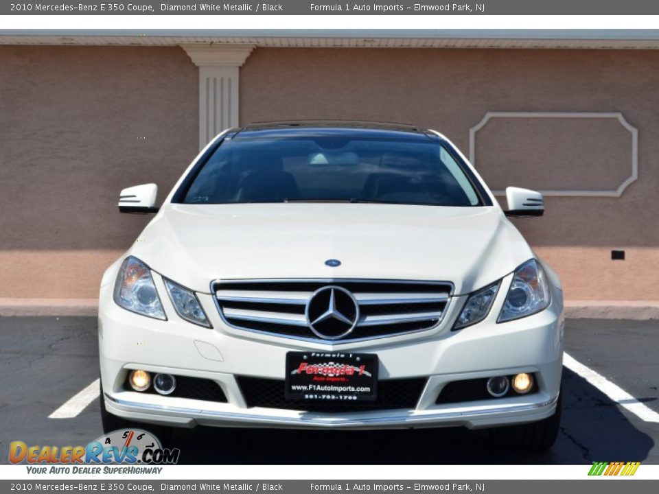 2010 Mercedes-Benz E 350 Coupe Diamond White Metallic / Black Photo #2
