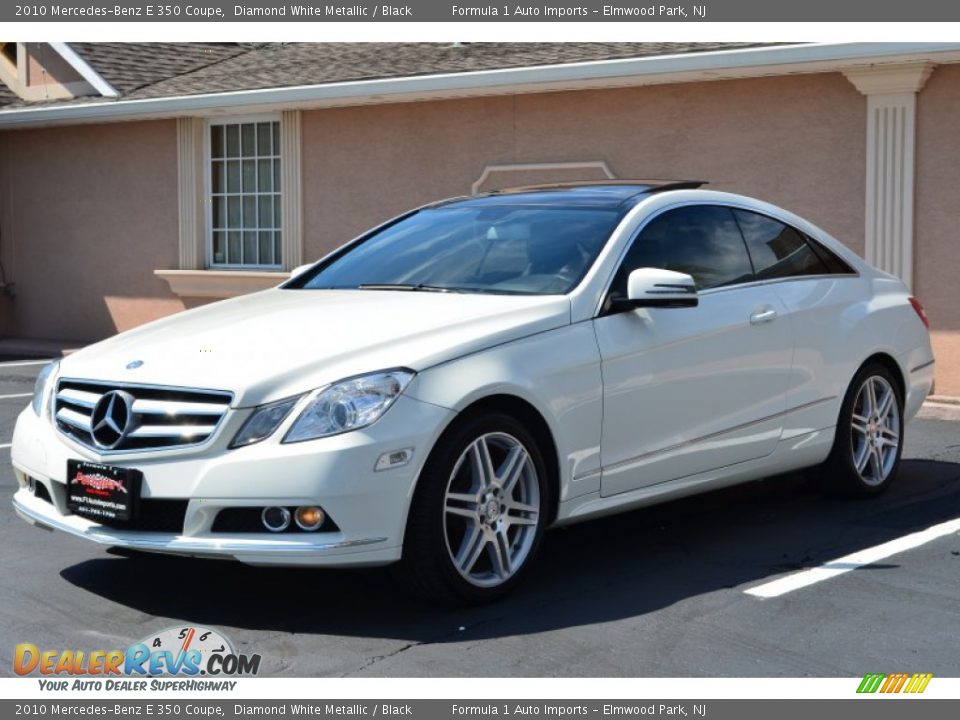 2010 Mercedes-Benz E 350 Coupe Diamond White Metallic / Black Photo #3
