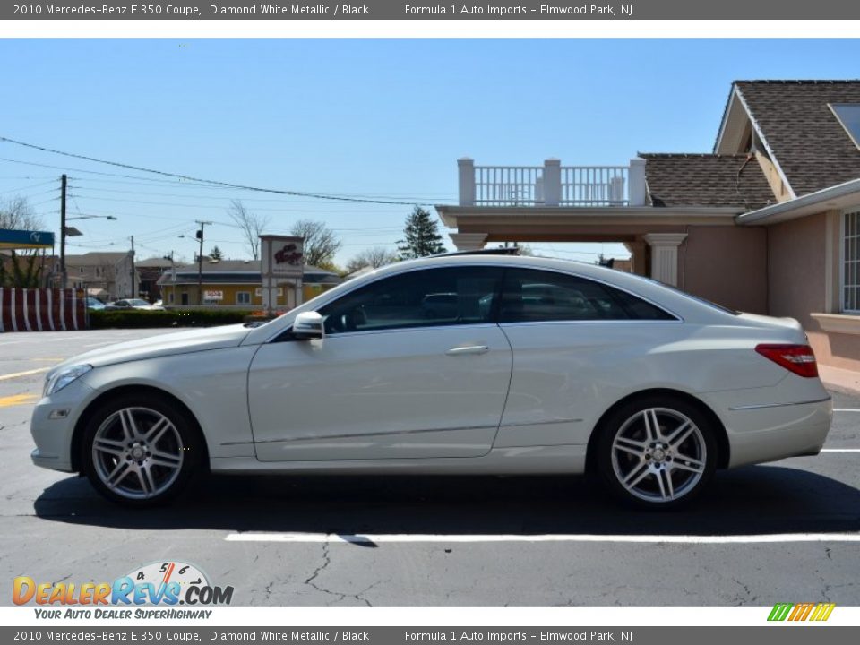 2010 Mercedes-Benz E 350 Coupe Diamond White Metallic / Black Photo #4