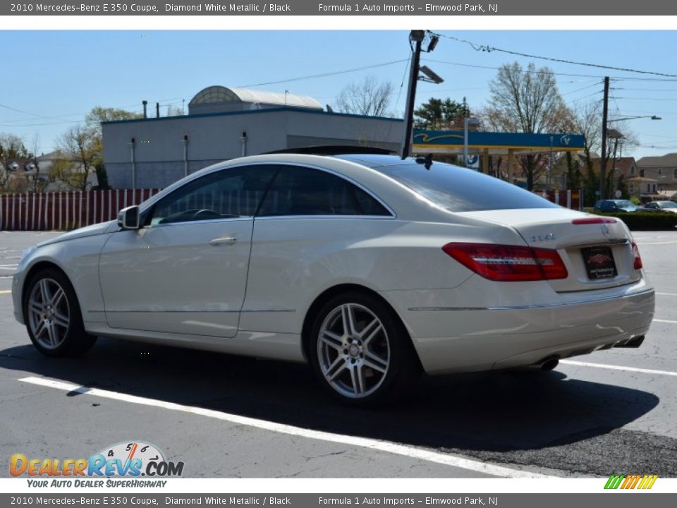 2010 Mercedes-Benz E 350 Coupe Diamond White Metallic / Black Photo #5
