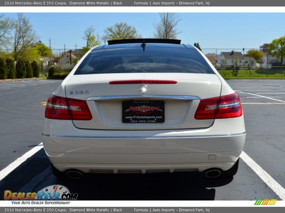 2010 Mercedes-Benz E 350 Coupe Diamond White Metallic / Black Photo #6