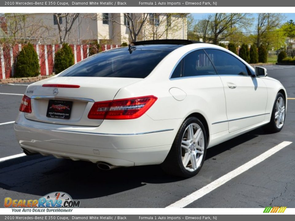 2010 Mercedes-Benz E 350 Coupe Diamond White Metallic / Black Photo #7