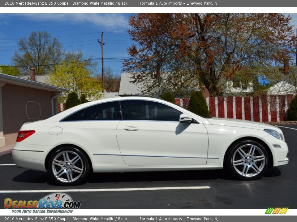 2010 Mercedes-Benz E 350 Coupe Diamond White Metallic / Black Photo #8