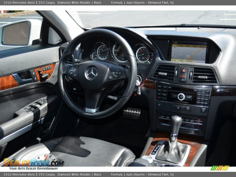 2010 Mercedes-Benz E 350 Coupe Diamond White Metallic / Black Photo #10