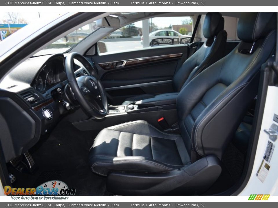 2010 Mercedes-Benz E 350 Coupe Diamond White Metallic / Black Photo #11