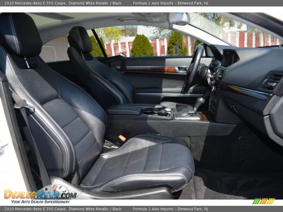 2010 Mercedes-Benz E 350 Coupe Diamond White Metallic / Black Photo #13