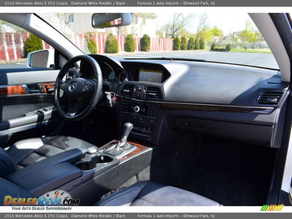 2010 Mercedes-Benz E 350 Coupe Diamond White Metallic / Black Photo #14