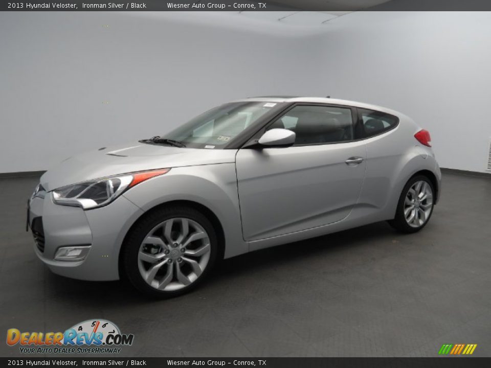 2013 Hyundai Veloster Ironman Silver / Black Photo #1
