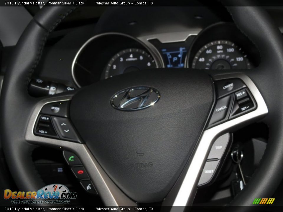 2013 Hyundai Veloster Ironman Silver / Black Photo #4