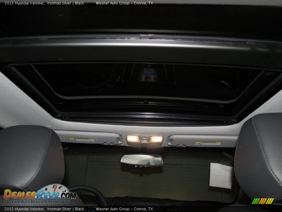 2013 Hyundai Veloster Ironman Silver / Black Photo #5