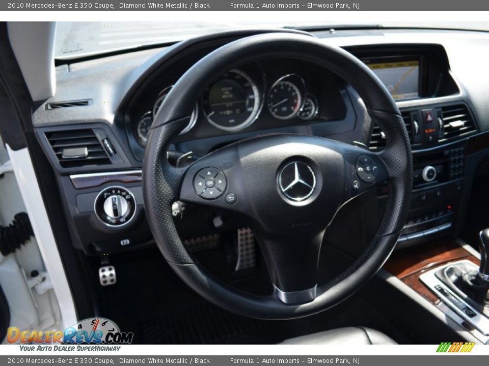 2010 Mercedes-Benz E 350 Coupe Diamond White Metallic / Black Photo #22