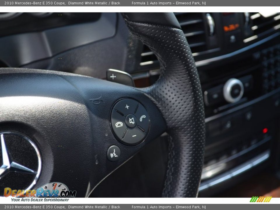 2010 Mercedes-Benz E 350 Coupe Diamond White Metallic / Black Photo #23