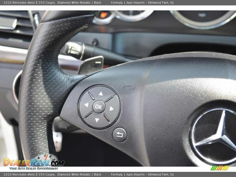 2010 Mercedes-Benz E 350 Coupe Diamond White Metallic / Black Photo #24