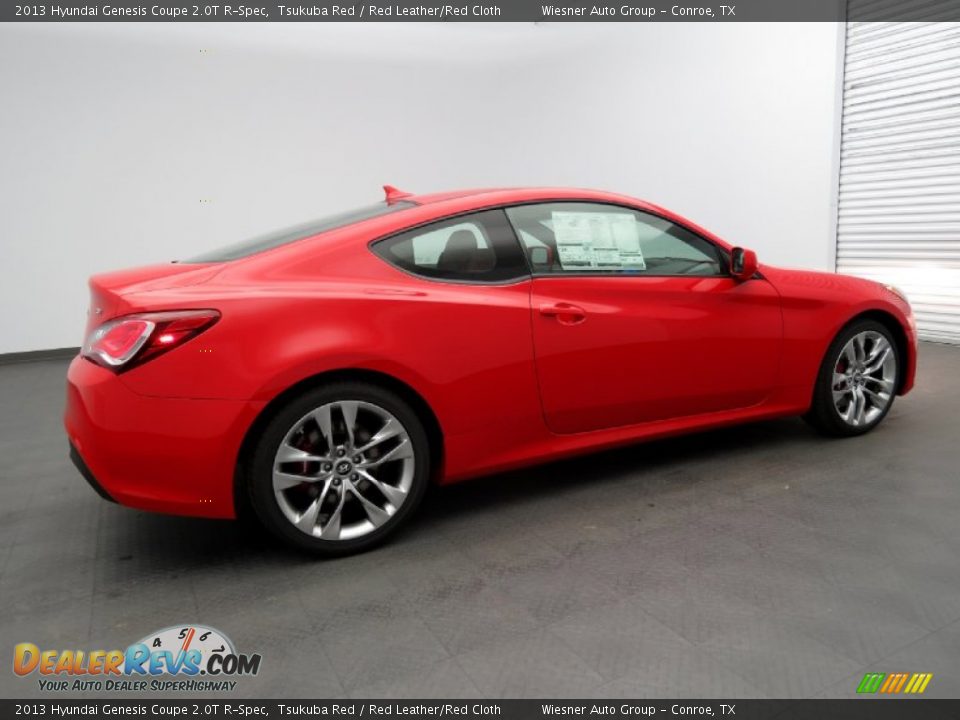 2013 Hyundai Genesis Coupe 2.0T R-Spec Tsukuba Red / Red Leather/Red Cloth Photo #2