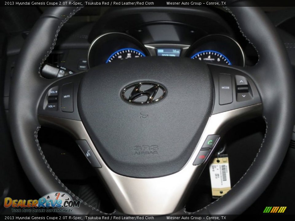 2013 Hyundai Genesis Coupe 2.0T R-Spec Tsukuba Red / Red Leather/Red Cloth Photo #4