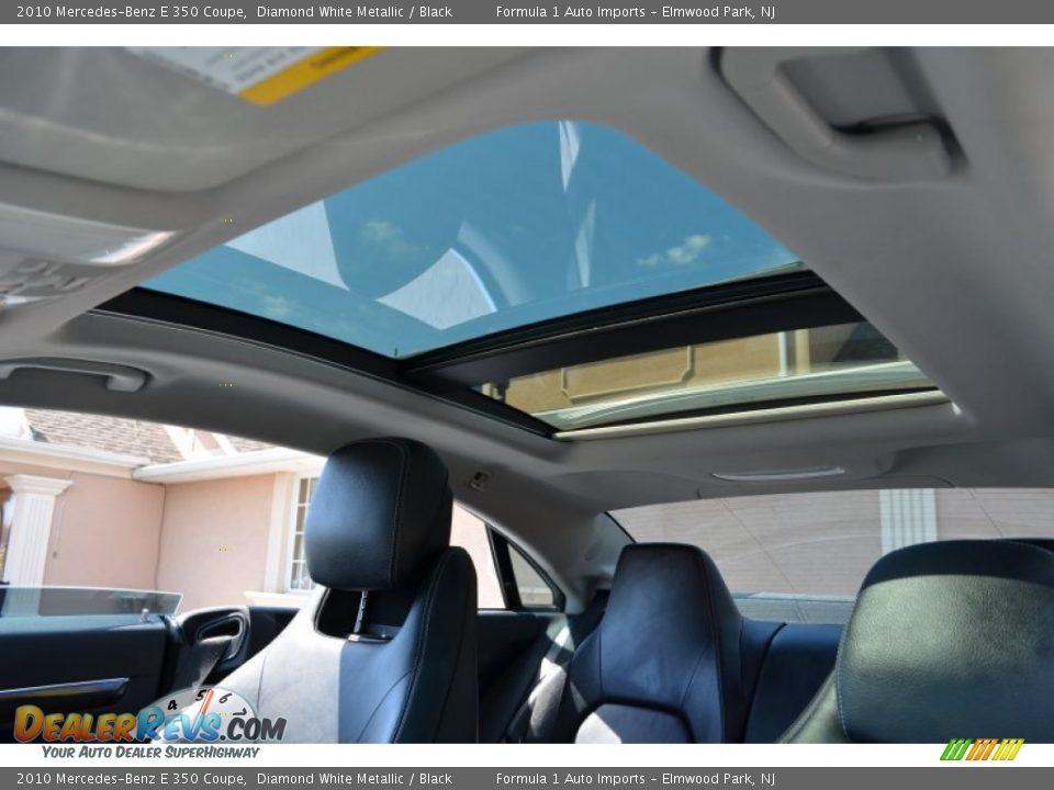 2010 Mercedes-Benz E 350 Coupe Diamond White Metallic / Black Photo #31