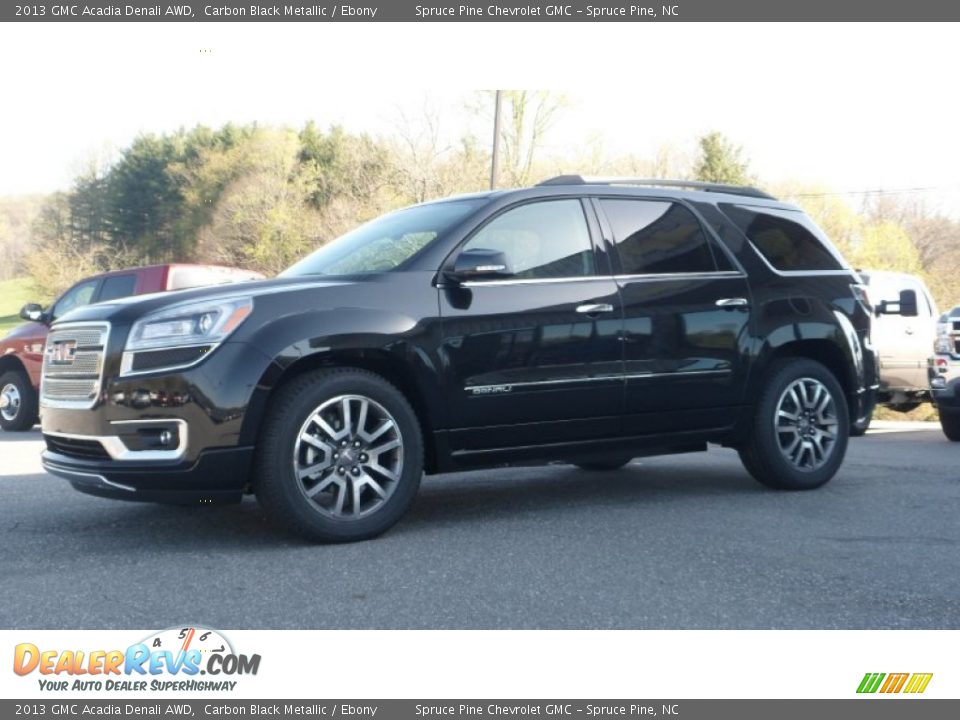 2013 GMC Acadia Denali AWD Carbon Black Metallic / Ebony Photo #2