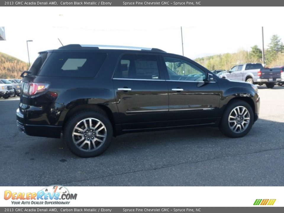 2013 GMC Acadia Denali AWD Carbon Black Metallic / Ebony Photo #4